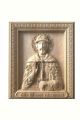Деревянная резная икона «Благочестивый князь Олег Рязанский» бук 12 x 10 см