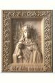 Деревянная резная икона «Святая великомученица Варвара» бук 12 x 10 см