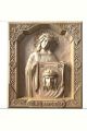 Деревянная резная икона «Святая мученица Вероника» бук 12 x 10 см