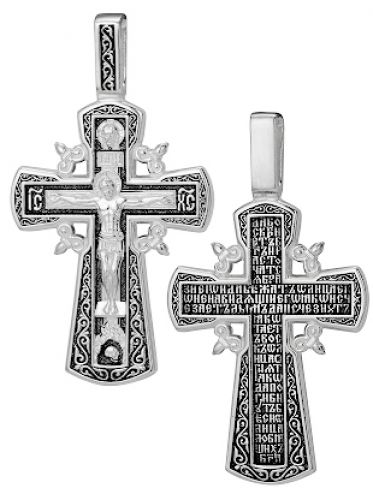 Православные крестики с распятием в ювелирном магазине Злато