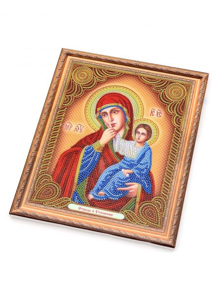 Алмазная мозаика на подрамнике «Божией Матери Отрада и Утешение» икона