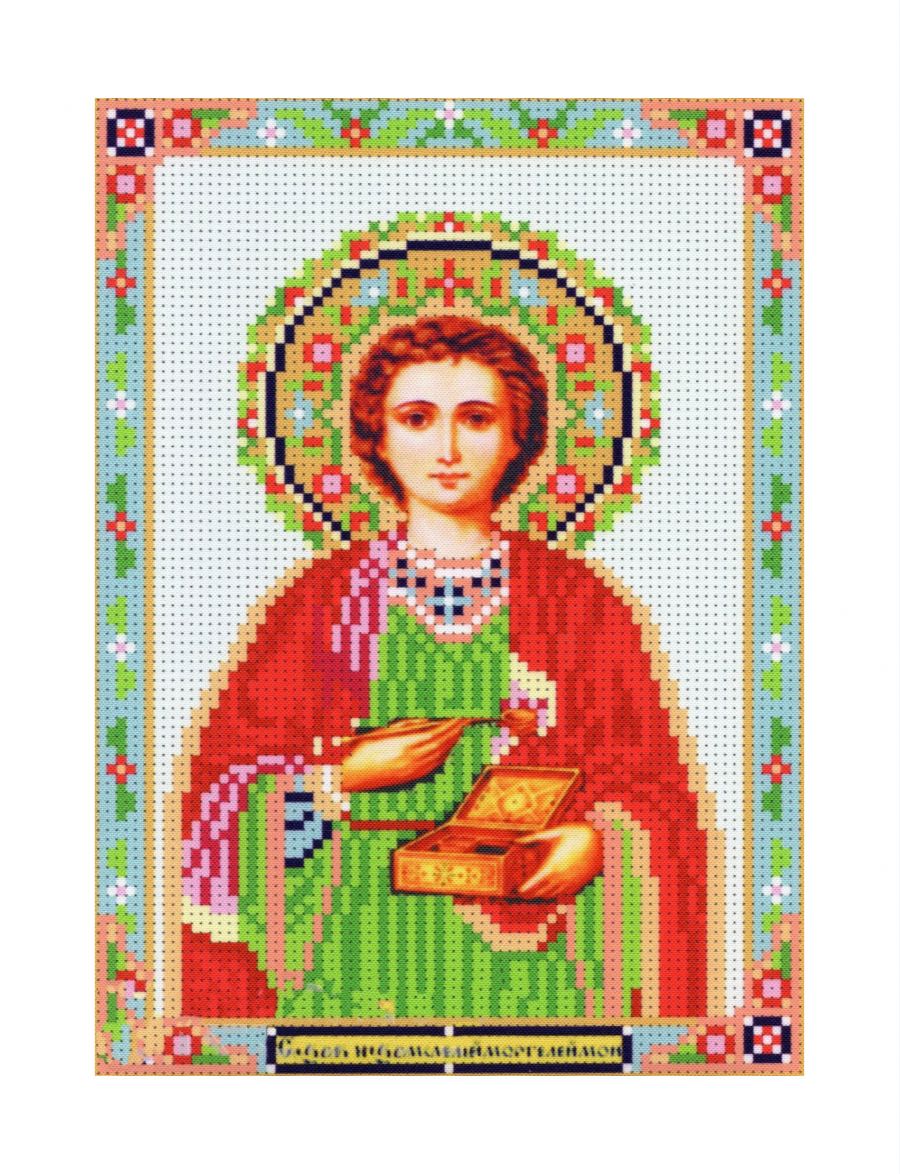 Алмазная мозаика «Святой Пантелеймон» икона