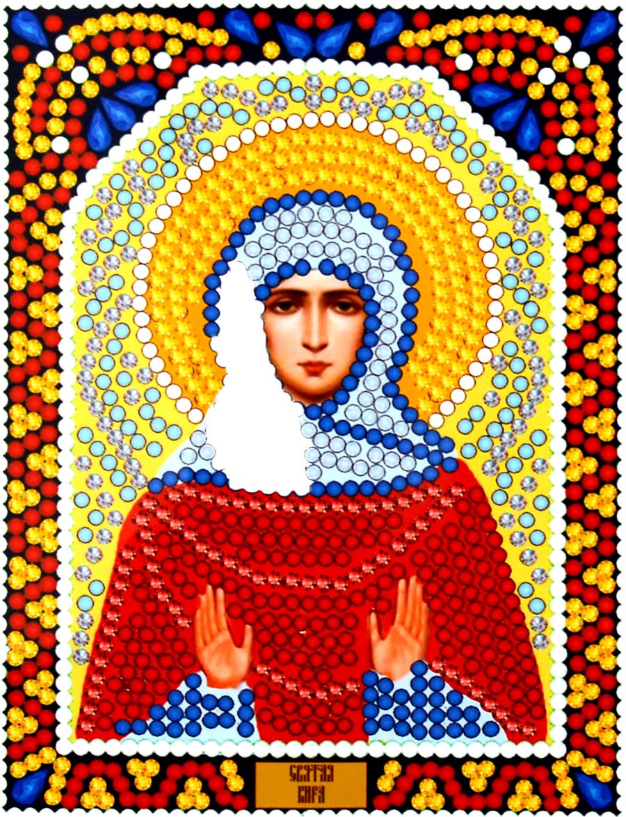 Алмазная мозаика «Святой Кира» икона