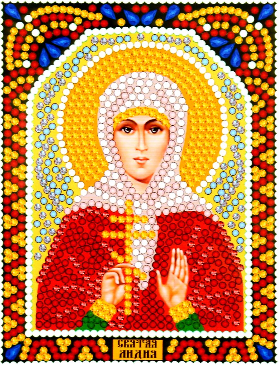 Алмазная мозаика «Святая Лидия» икона