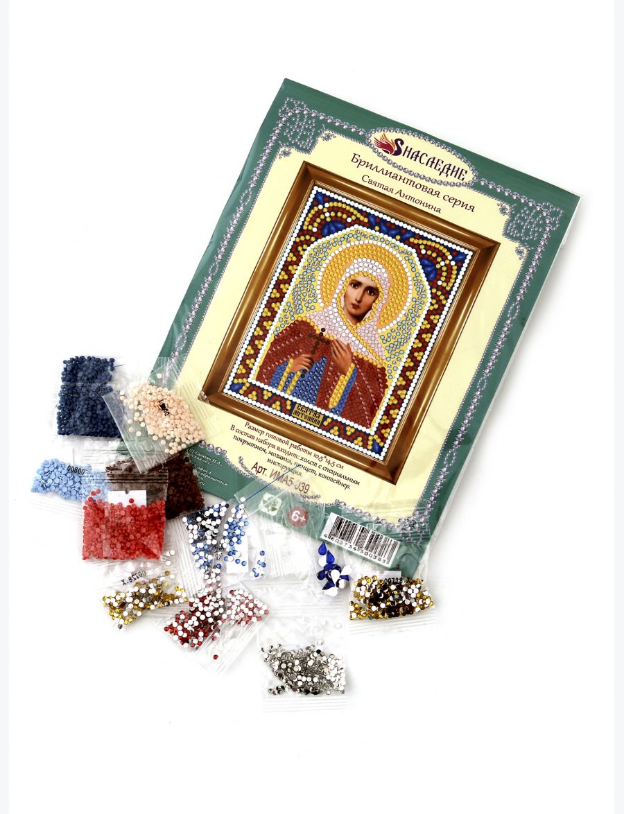 Алмазная мозаика «Святая Антонина» икона