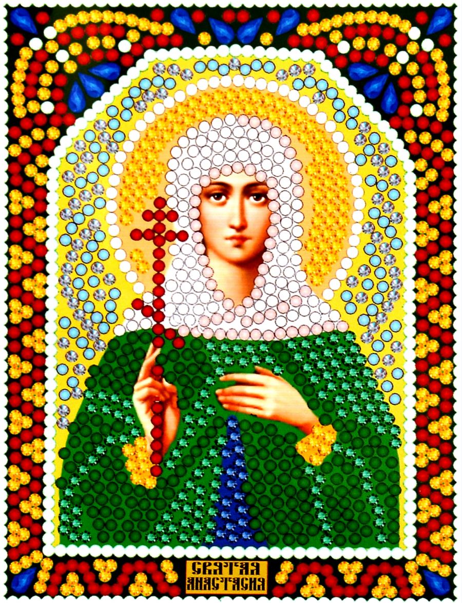 Алмазная мозаика «Святая Анастасия» икона