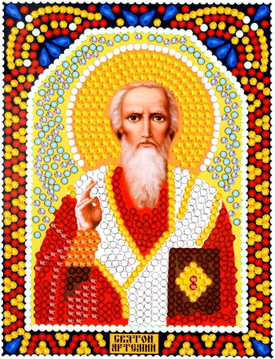 Алмазная мозаика «Святой Артемий Антиохийский» икона