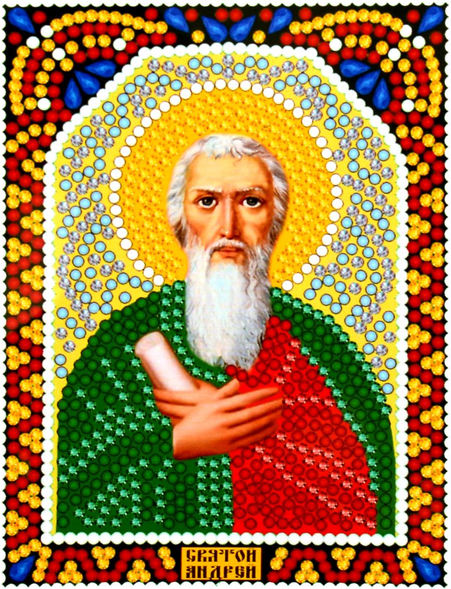 Алмазная мозаика «Святой Андрей Первозванный» икона