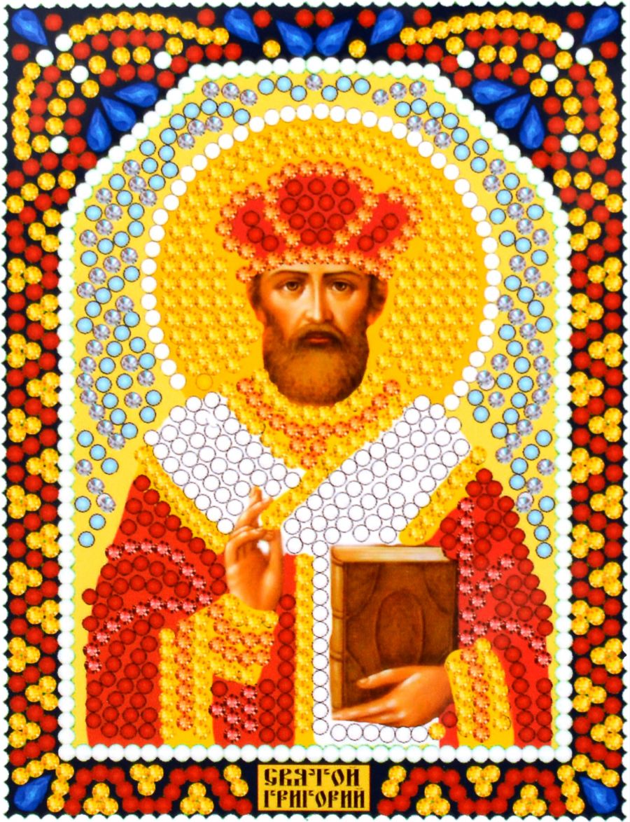 Алмазная мозаика «Святой Григорий» икона