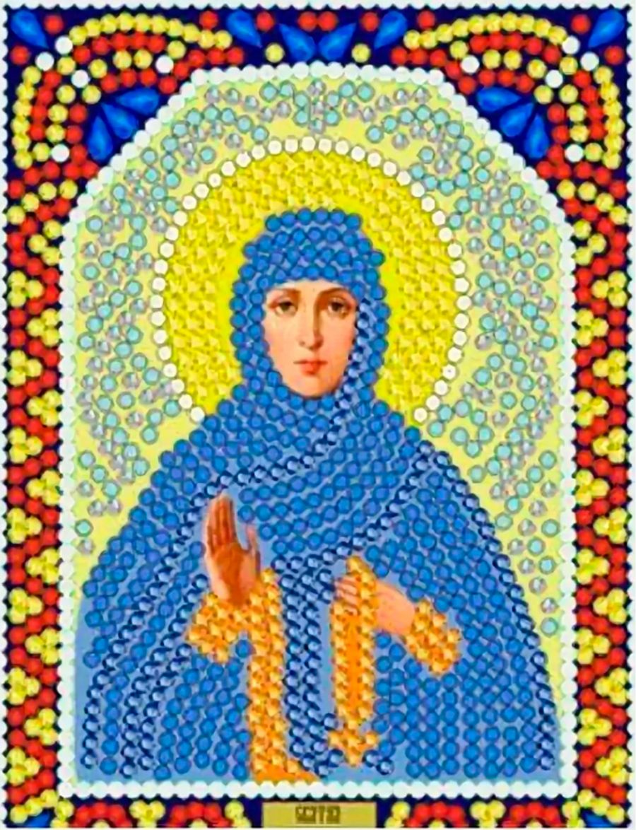 Алмазная мозаика «Святая Ангелина» икона